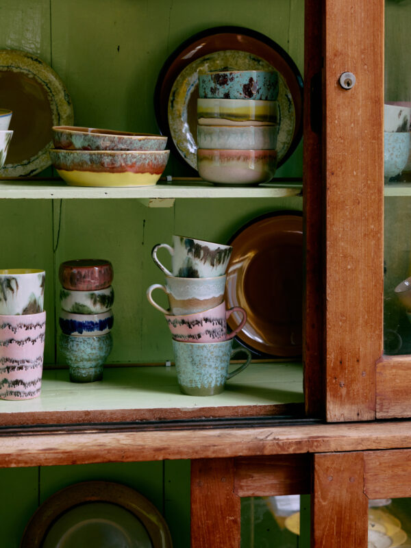 Mugs capuchino años 70 (set x 4 pcs)