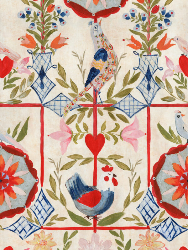 Papel Pintado THE BIRD HOUSE