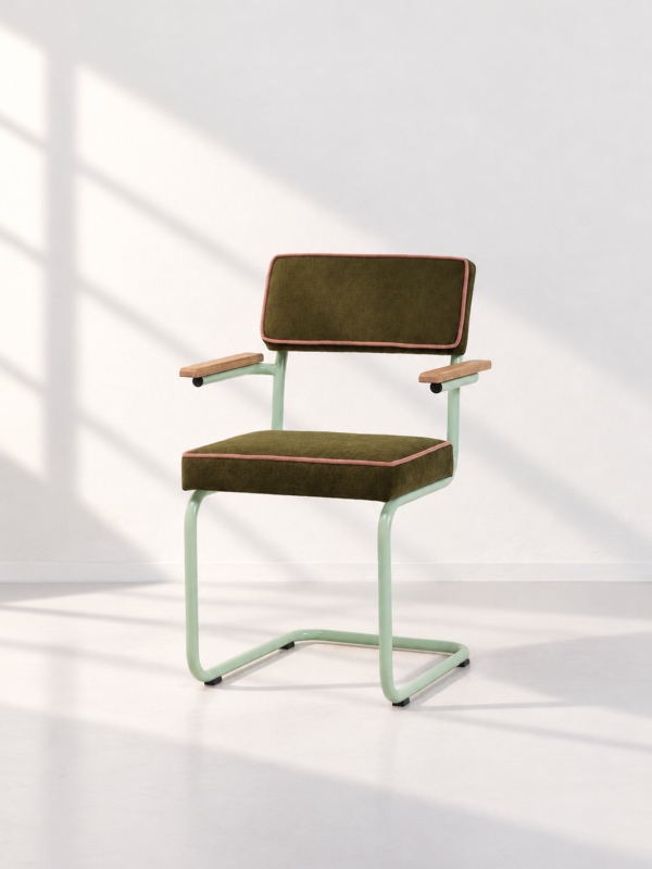 Silla Beatriz con Ribete Rosa