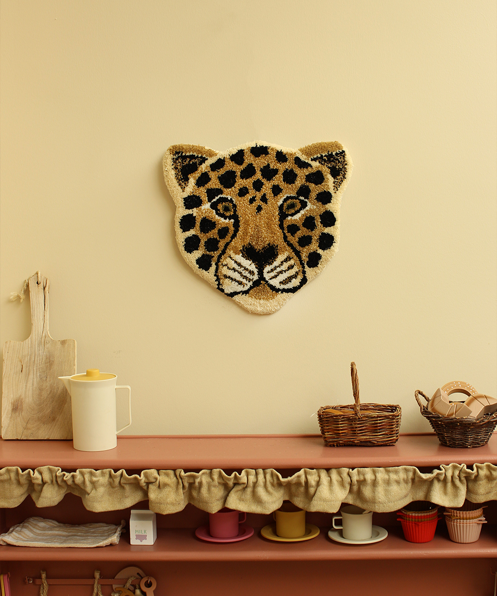 Tapiz cabeza de Leopardo